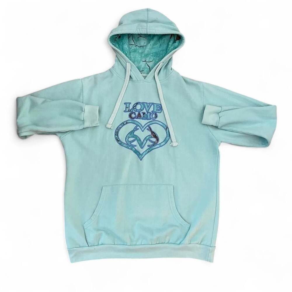 Realtree Love Camo Light Blue Hoodie